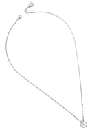 GRIGRI | SILVER LONG CRYSTAL NECKLACE