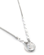 GRIGRI | SILVER LONG CRYSTAL NECKLACE