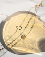 HELIOS | GOLD LAYERED BEADS & MEDALLIONS NECKLACE