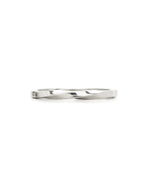 HELIX | STERLING SILVER TWISTED SQUARE RING