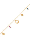 HORIZON | GOLD CHARMS & CRYSTALS BRACELET