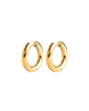 HUGO | GOLD CHUNKY HOOP EARRINGS