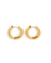 HUGO | GOLD CHUNKY HOOP EARRINGS