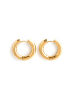 HUGO | GOLD CHUNKY HOOP EARRINGS