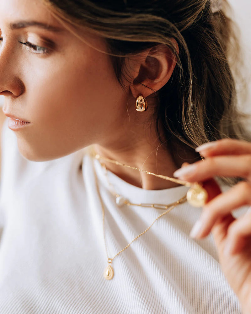 SWEAR | GOLD PINKY PROMISE MEDALLION NECKLACE