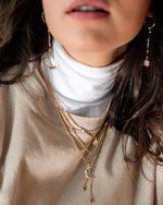 MINUIT | GOLD SUN & MOON EARRINGS