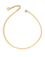 PERSIA | GOLD SHORT BALL CHAIN NECKLACE