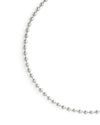 PERSIA | SILVER SHORT BALL CHAIN NECKLACE