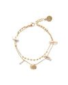 SHELLY | GOLD PEARL & SHELL ANKLET