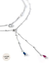 SOLUNE | SILVER SUN & MOON NECKLACE SET