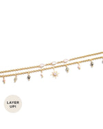 STARDUST | GOLD CHARM BRACELET SET