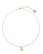 SWEAR | GOLD PINKY PROMISE MEDALLION NECKLACE
