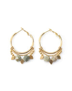 ZENITH | GOLD HOOP EARRINGS