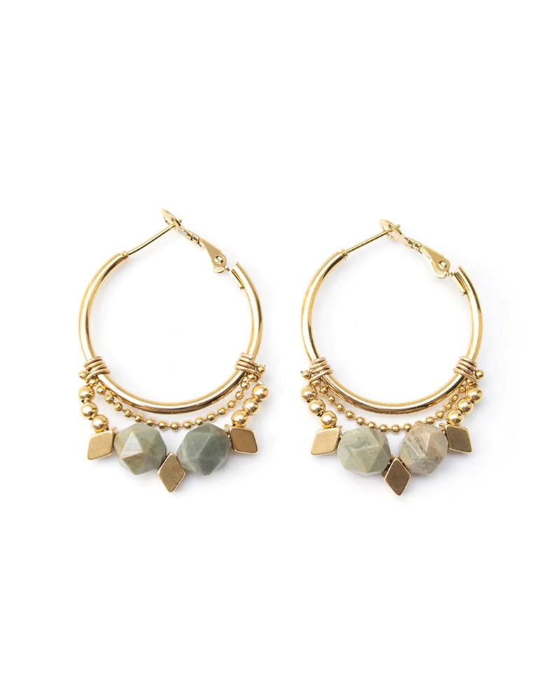ZENITH | GOLD HOOP EARRINGS