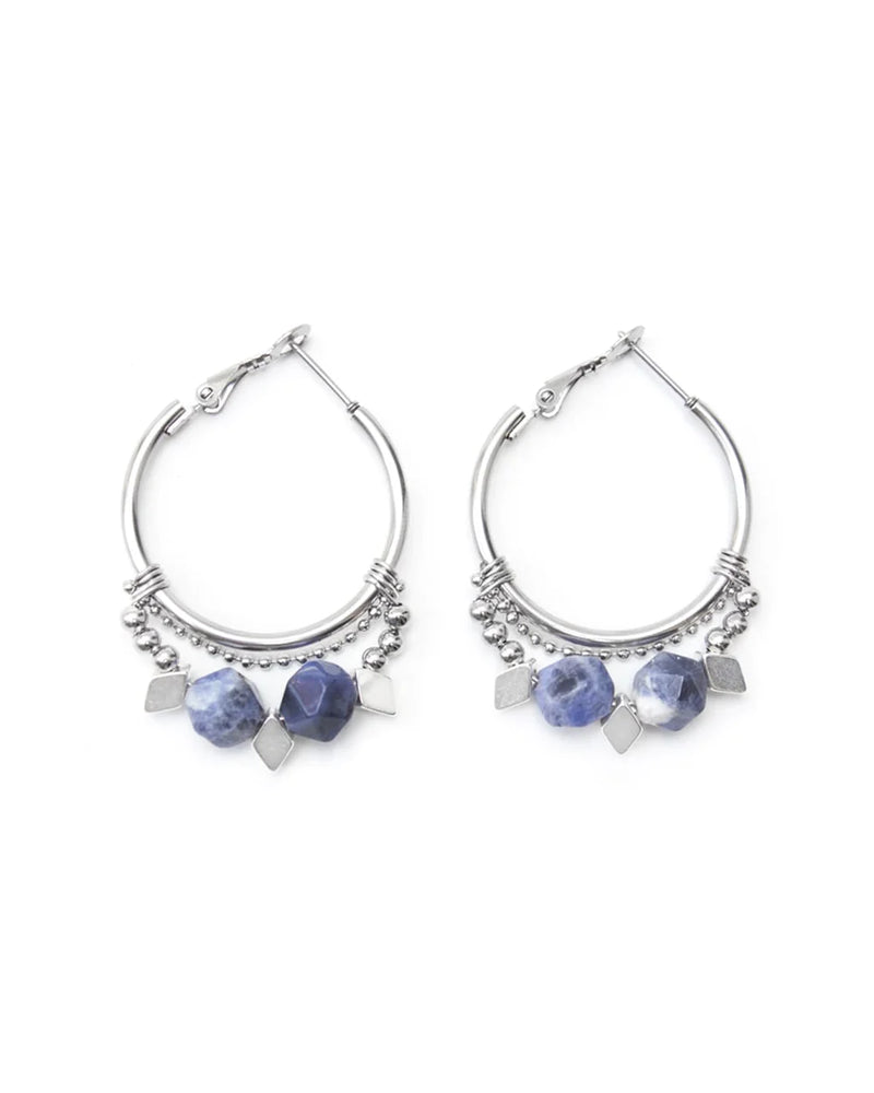 ZENITH | SILVER HOOP EARRINGS