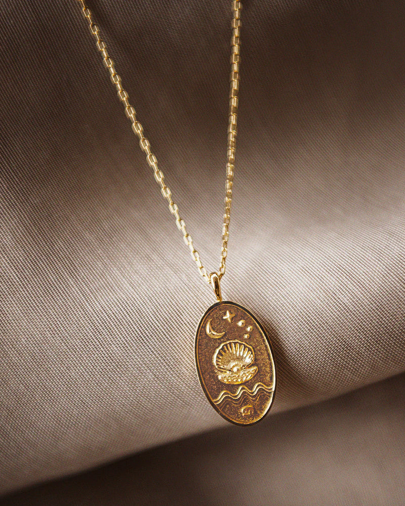 CANCER | GOLD ZODIAC NECKLACE