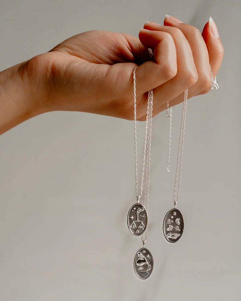 GEMINI | SILVER ZODIAC NECKLACE