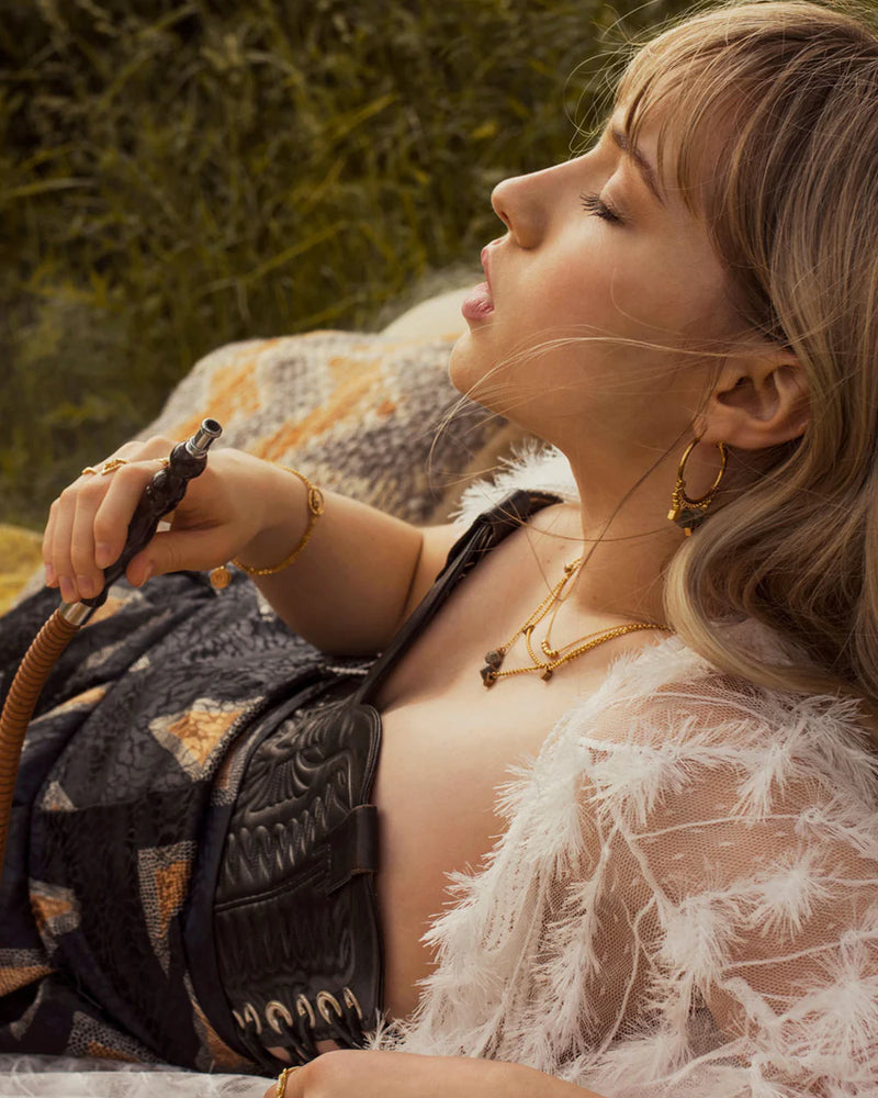 ZENITH | GOLD HOOP EARRINGS