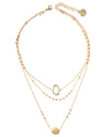 HELIOS | GOLD LAYERED BEADS & MEDALLIONS NECKLACE