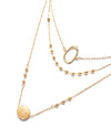 HELIOS | GOLD LAYERED BEADS & MEDALLIONS NECKLACE