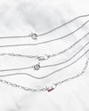 LUCK | SILVER PADLOCK NECKLACE SET