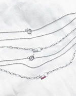 LUCK | SILVER PADLOCK NECKLACE SET