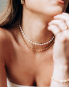 PERSIA | GOLD SHORT BALL CHAIN NECKLACE