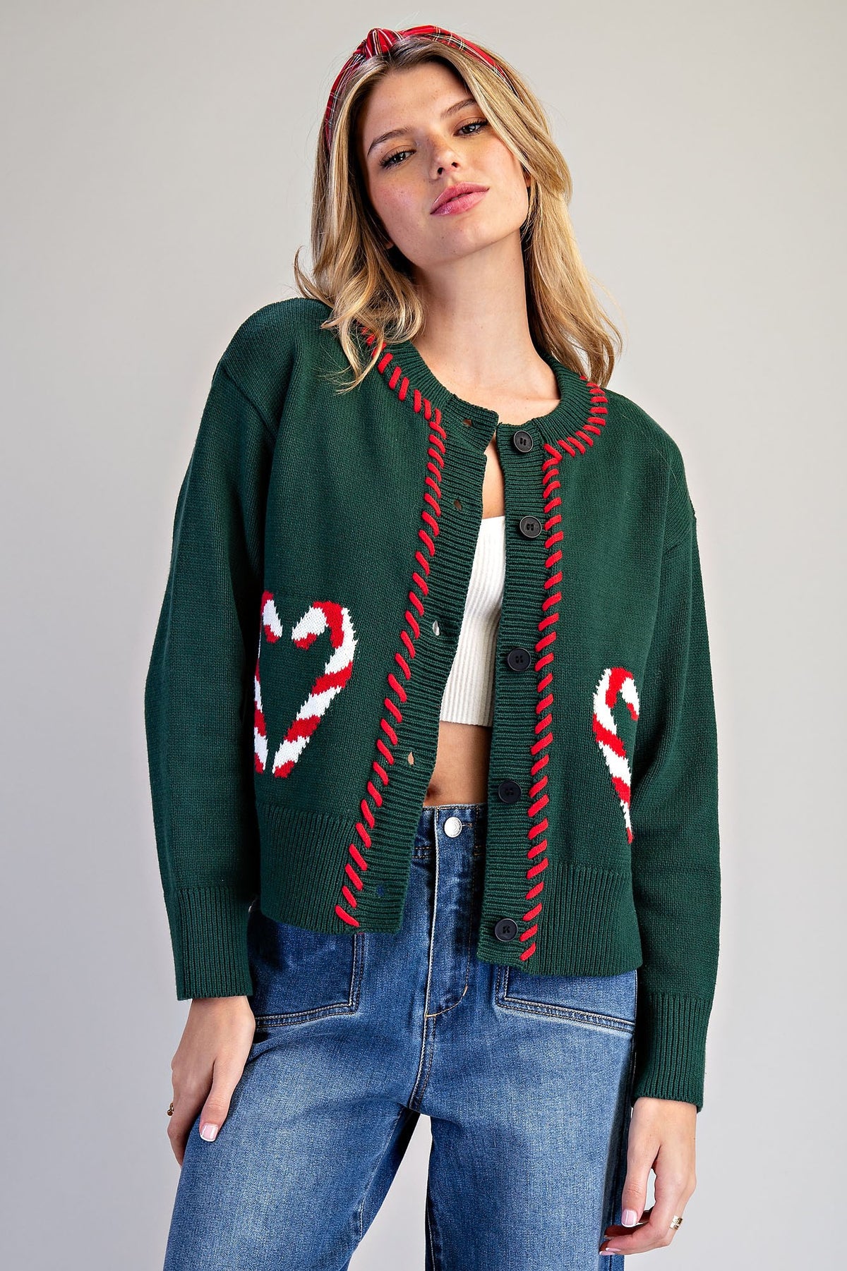Candy Cane Cardigan