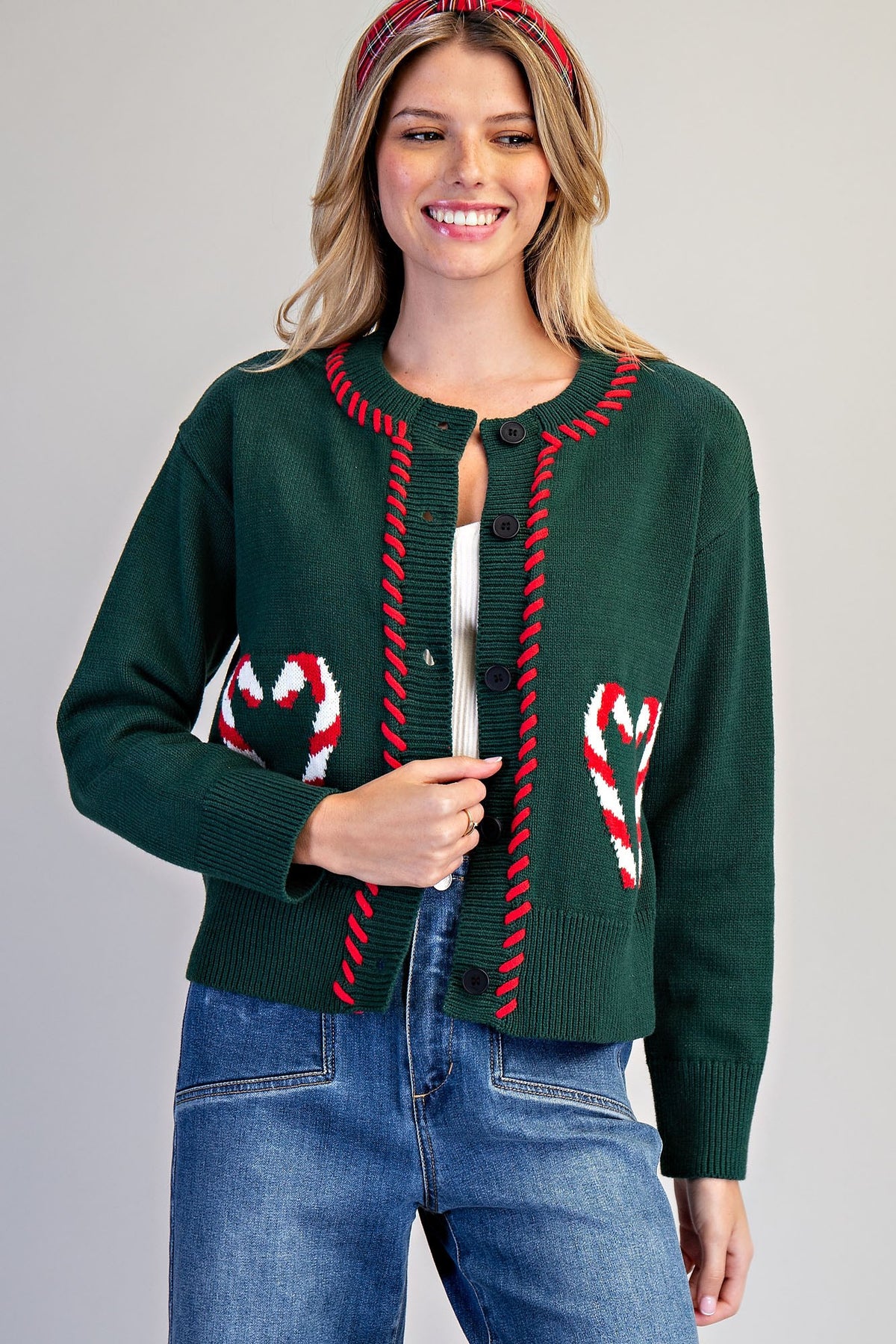 Candy Cane Cardigan