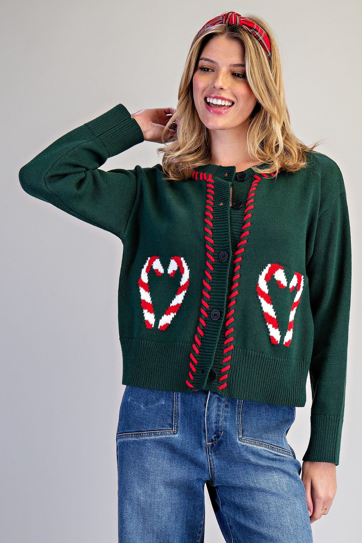 Candy Cane Cardigan