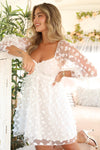 Butterfly Organza Babydoll Dress