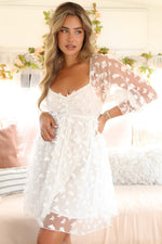 Butterfly Organza Babydoll Dress