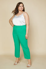 Welt Pocket Trouser (Plus Size - Jade Green)