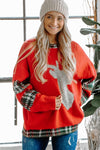 Silver Reindeer Sweater (Plus Size)