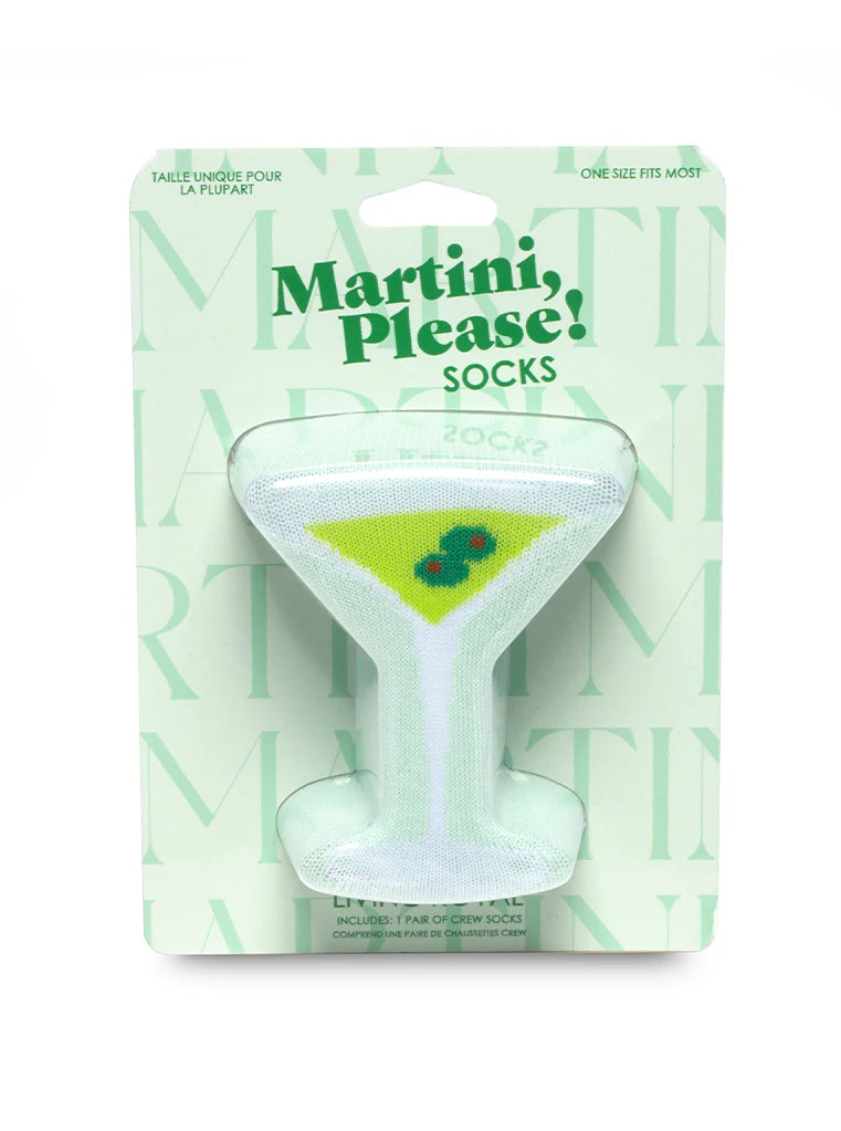"Martini, Please!" 3D Socks