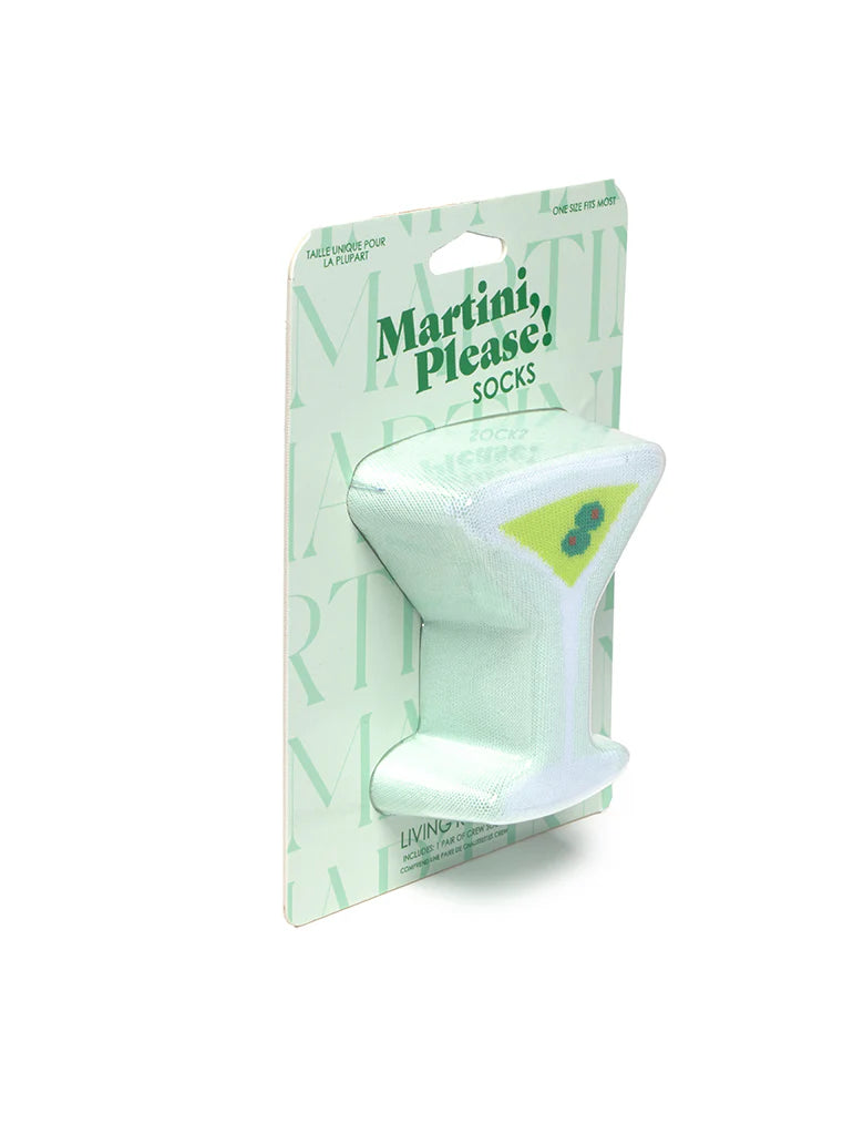 "Martini, Please!" 3D Socks