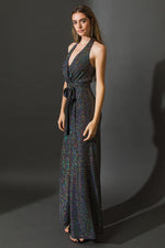 Sparkle Halter Jumpsuit