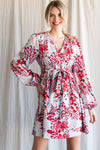Long Sleeve V-Neck Dress