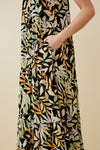 Botanical Print Tank Dress