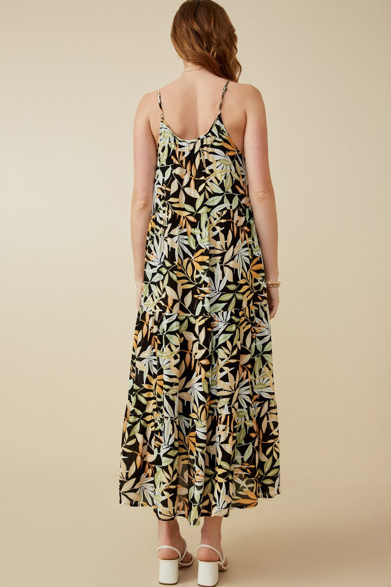 Botanical Print Tank Dress
