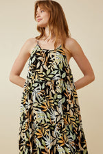 Botanical Print Tank Dress