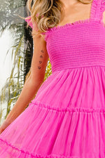 Hot Pink Tulle Dress