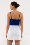 Scallop Detail Cami (Royal Blue)