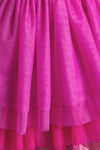 One Shoulder Pink Pouf Dress