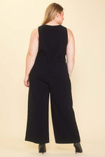 Cowl Neck Jumpsuit (Plus Size)