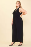Cowl Neck Jumpsuit (Plus Size)
