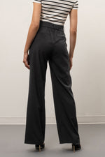 Wide Leg Trousers (Charcoal)