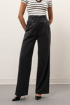 Wide Leg Trousers (Charcoal)