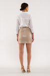 Front Pocket Collared Blouse (White)
