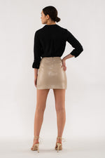 Front Pocket Collared Blouse (Black)